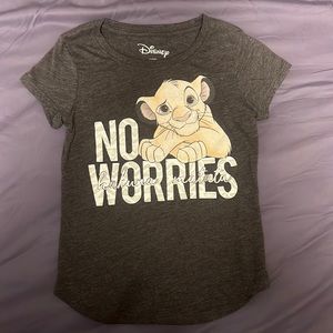 Girls Disney Simba t-shirt like new.